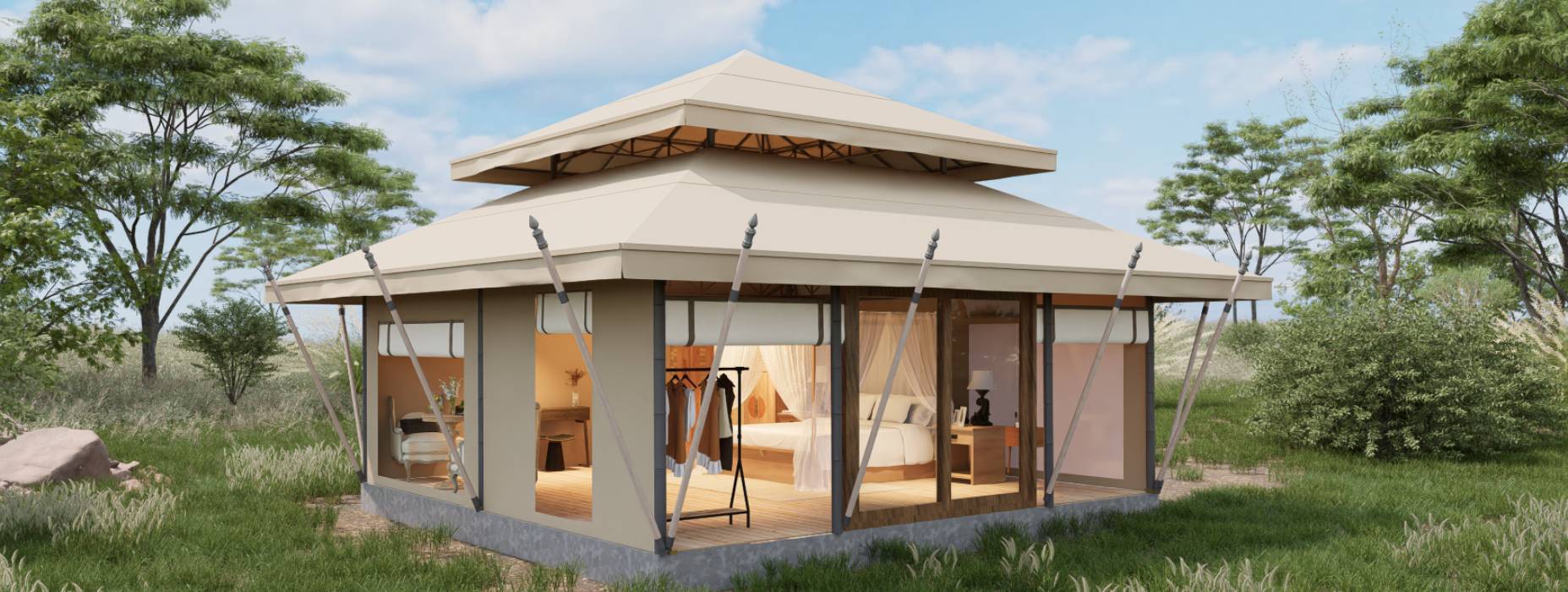 隆昌县户外野奢帐篷